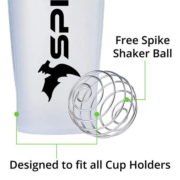 Spike Protein Shaker Bottle 700ml (Clear)