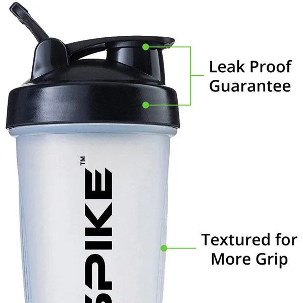 Spike Protein Shaker Bottle 700ml (Clear)