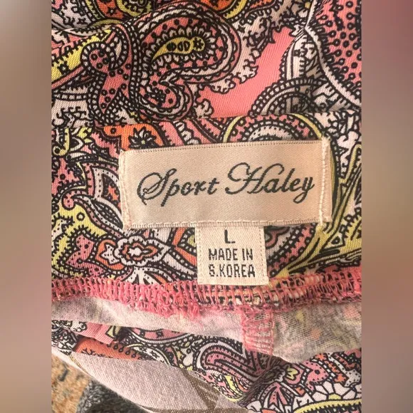 Sport Haley Paisley Golf Skort Size L