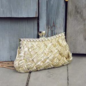 Spun Gold Party Clutch