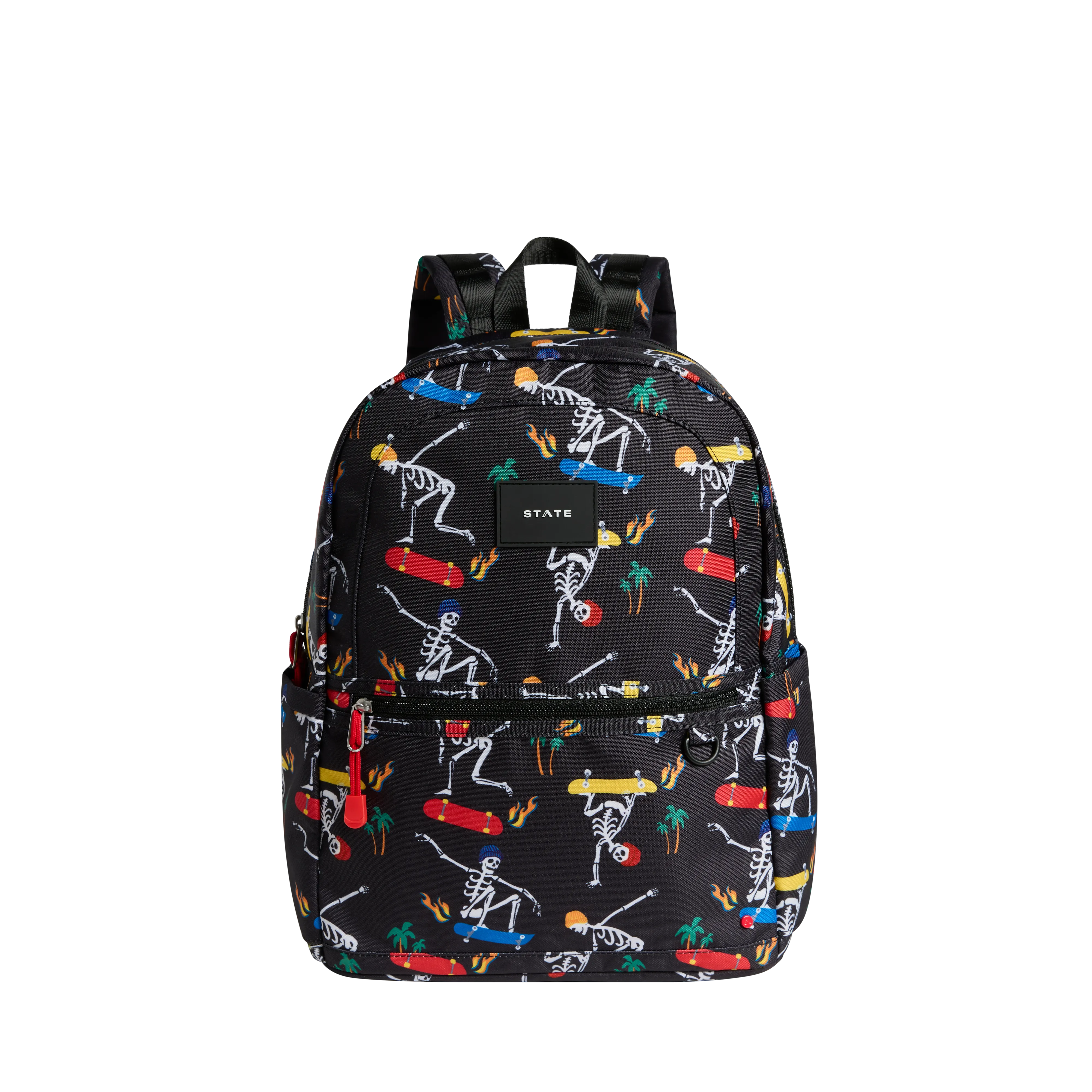 State Bags Kane Double Pocket Large Backpack - Skeleton Skate