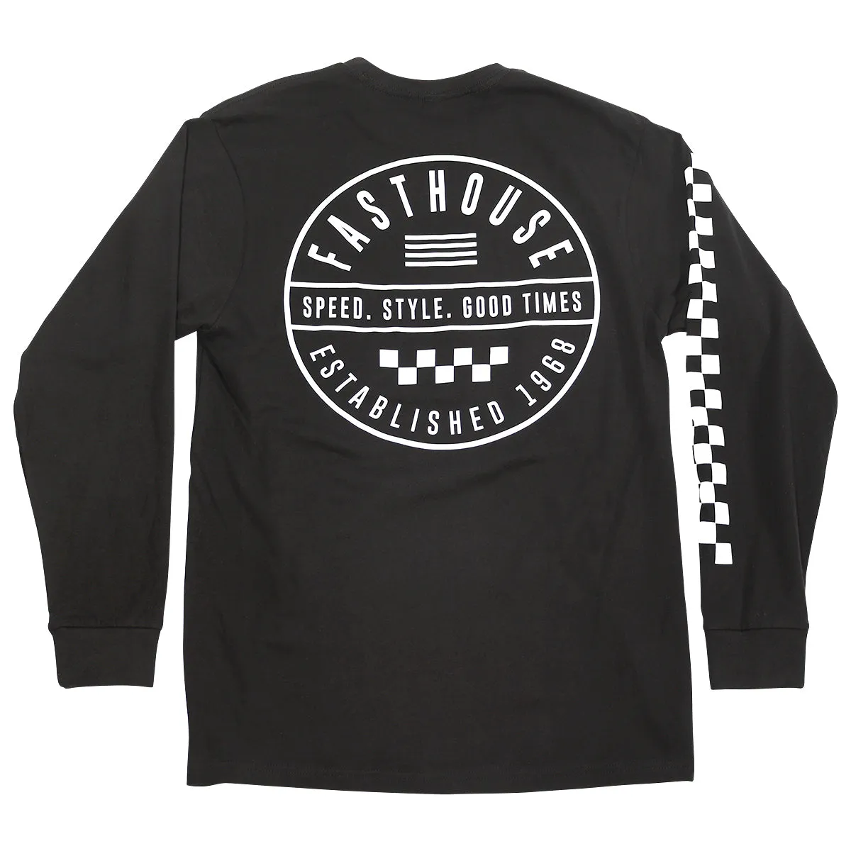 Statement Long Sleeve Tee - Black