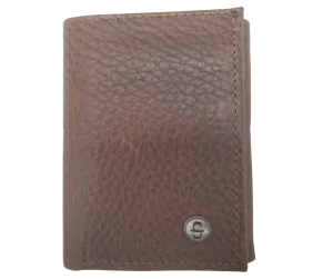 Stetson Bison Tri-Fold Wallet