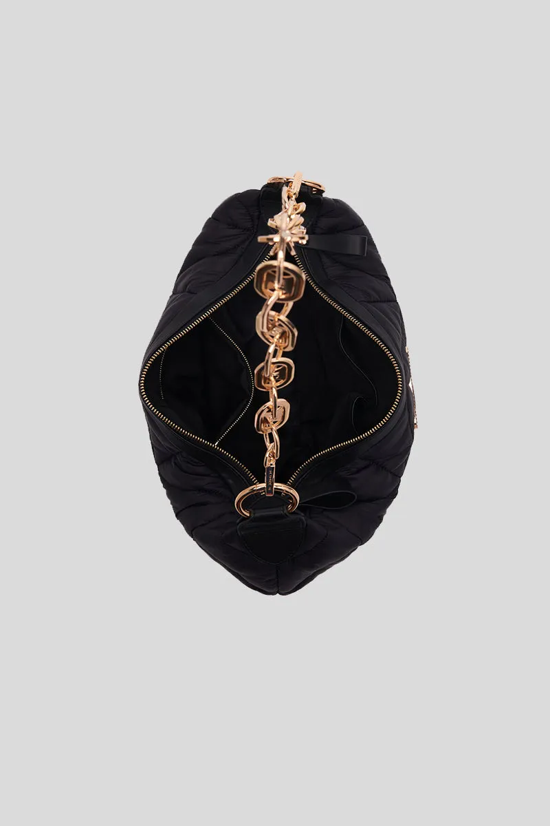 Stich & Spun Moon Bag Nylon   Synt. - Black