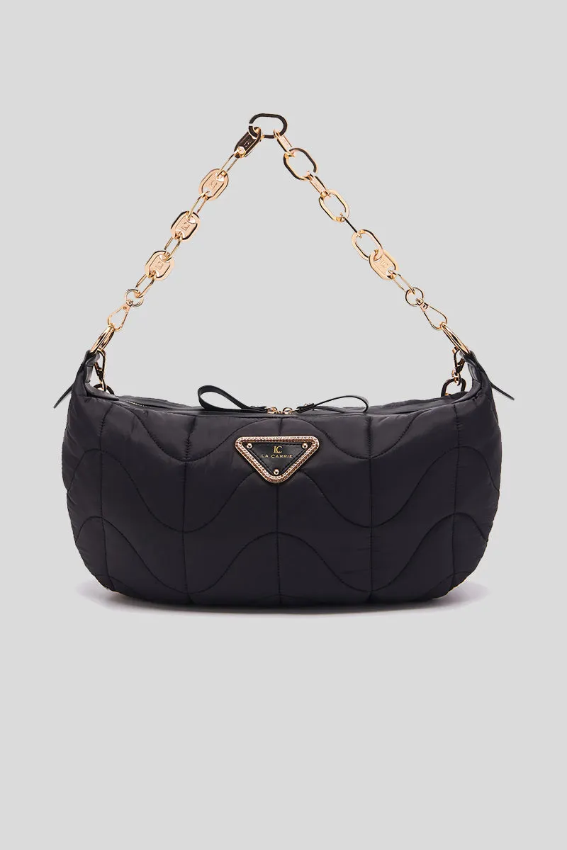Stich & Spun Moon Bag Nylon   Synt. - Black