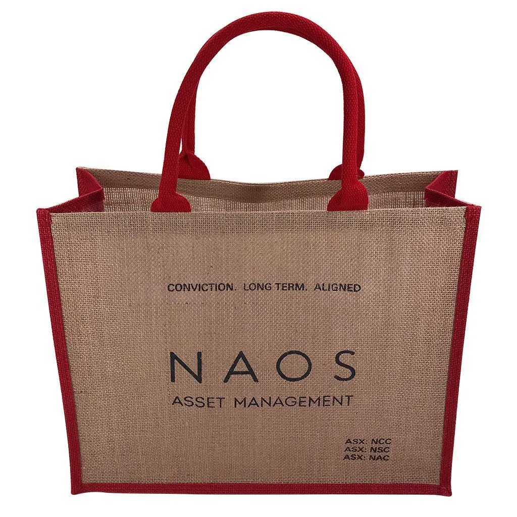 Stock Jute Bag Coloured-Red(SJB-02RD)