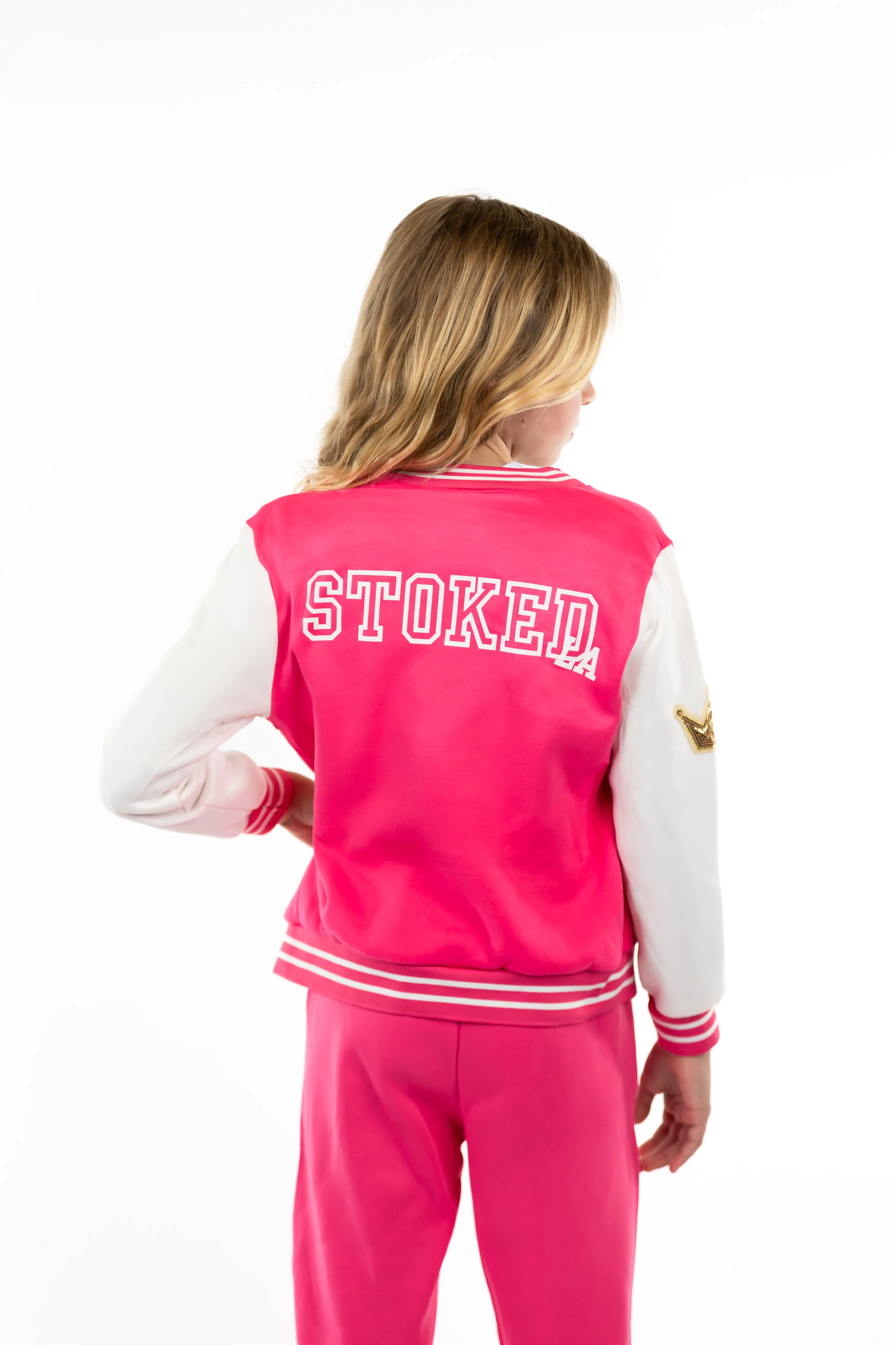 STOKED LA VARSITY JACKET