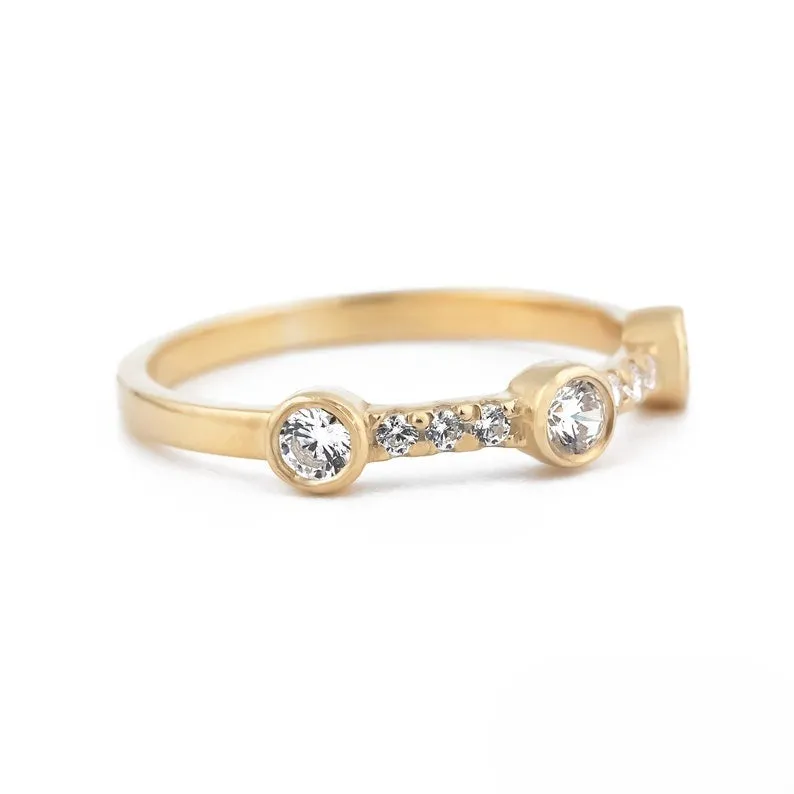 Sunlit Diamond Ring
