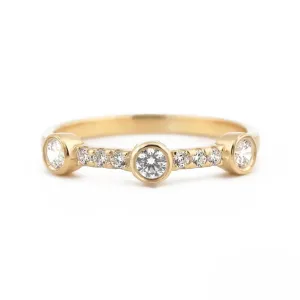 Sunlit Diamond Ring