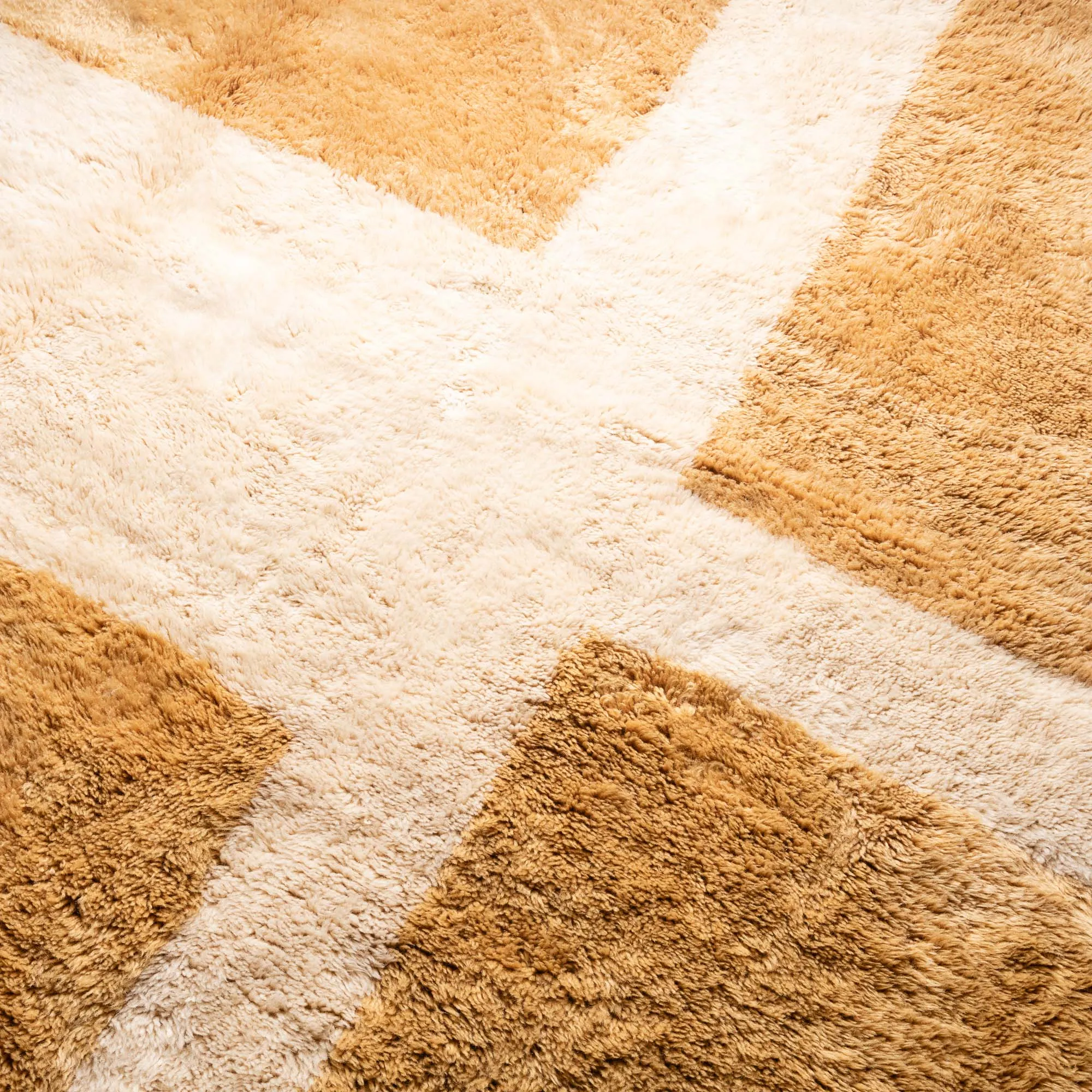 Sunlit Mosaic - Luxury Shag Moroccan Rug