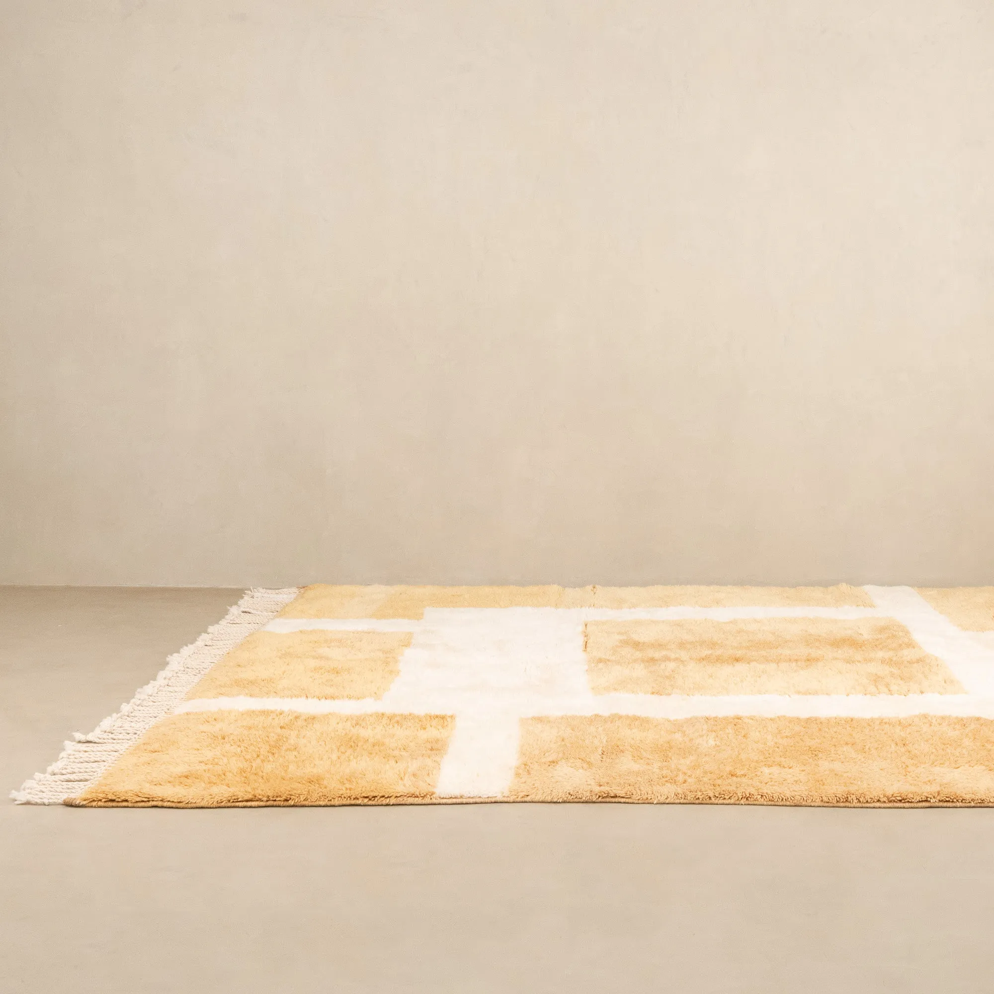 Sunlit Mosaic - Luxury Shag Moroccan Rug