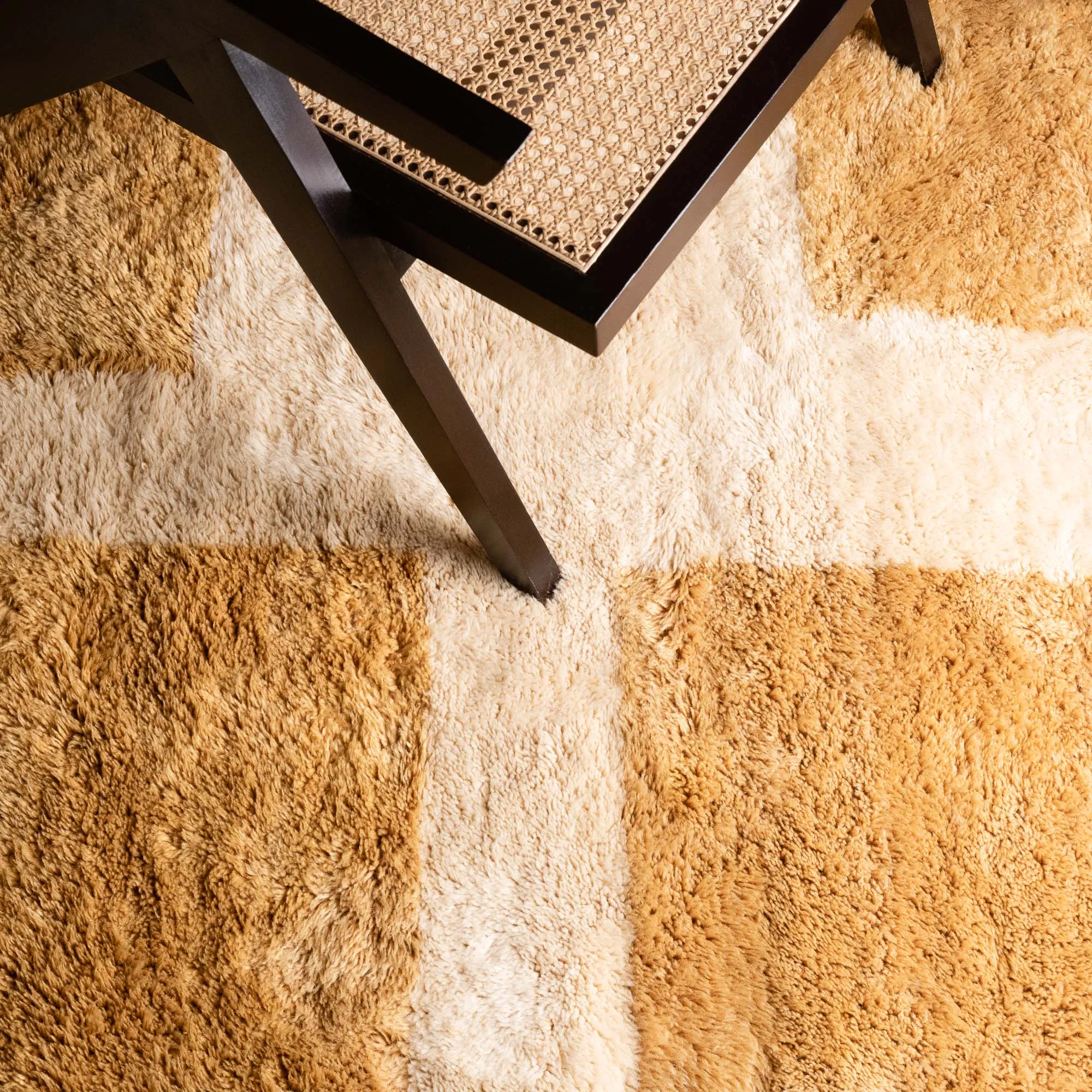 Sunlit Mosaic - Luxury Shag Moroccan Rug