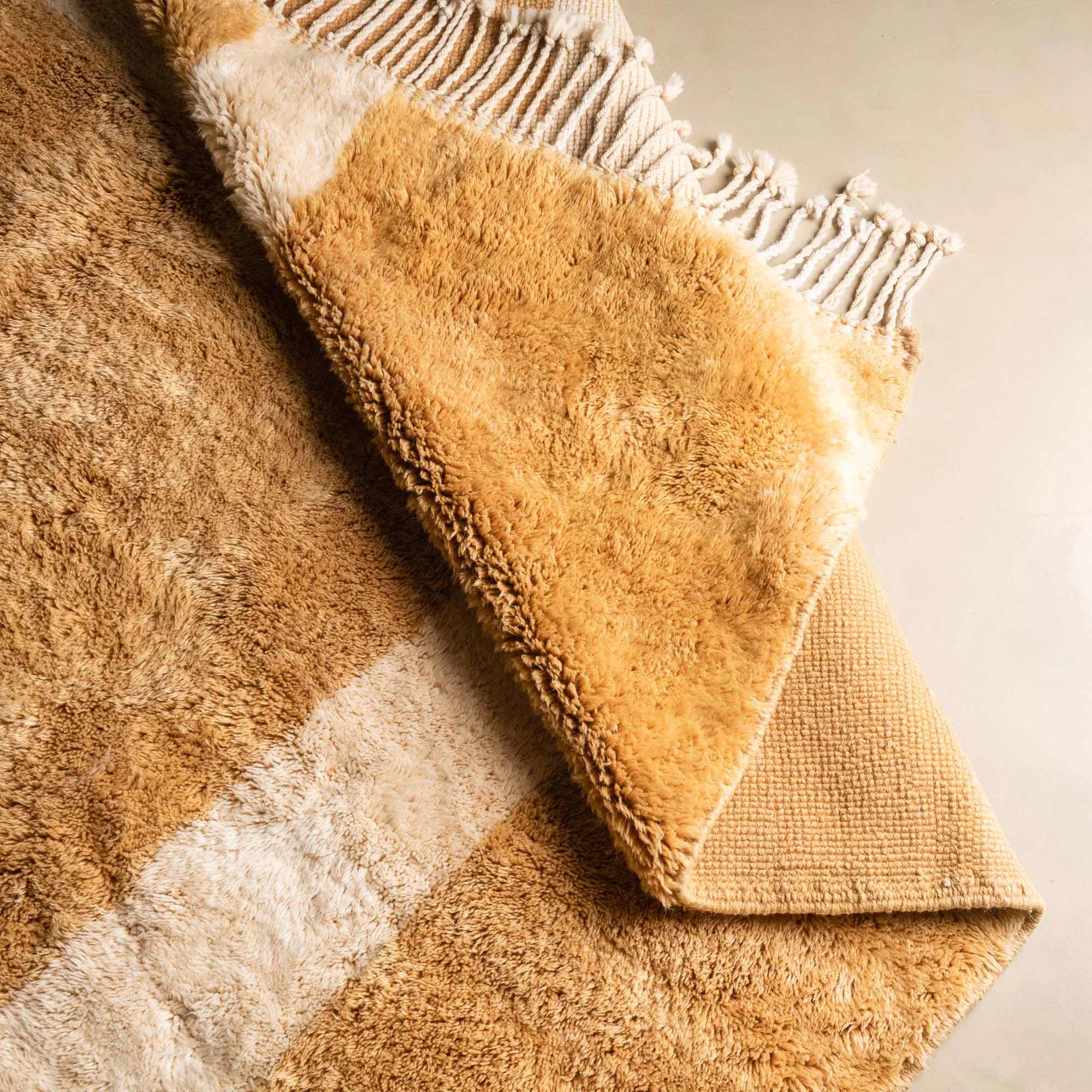 Sunlit Mosaic - Luxury Shag Moroccan Rug
