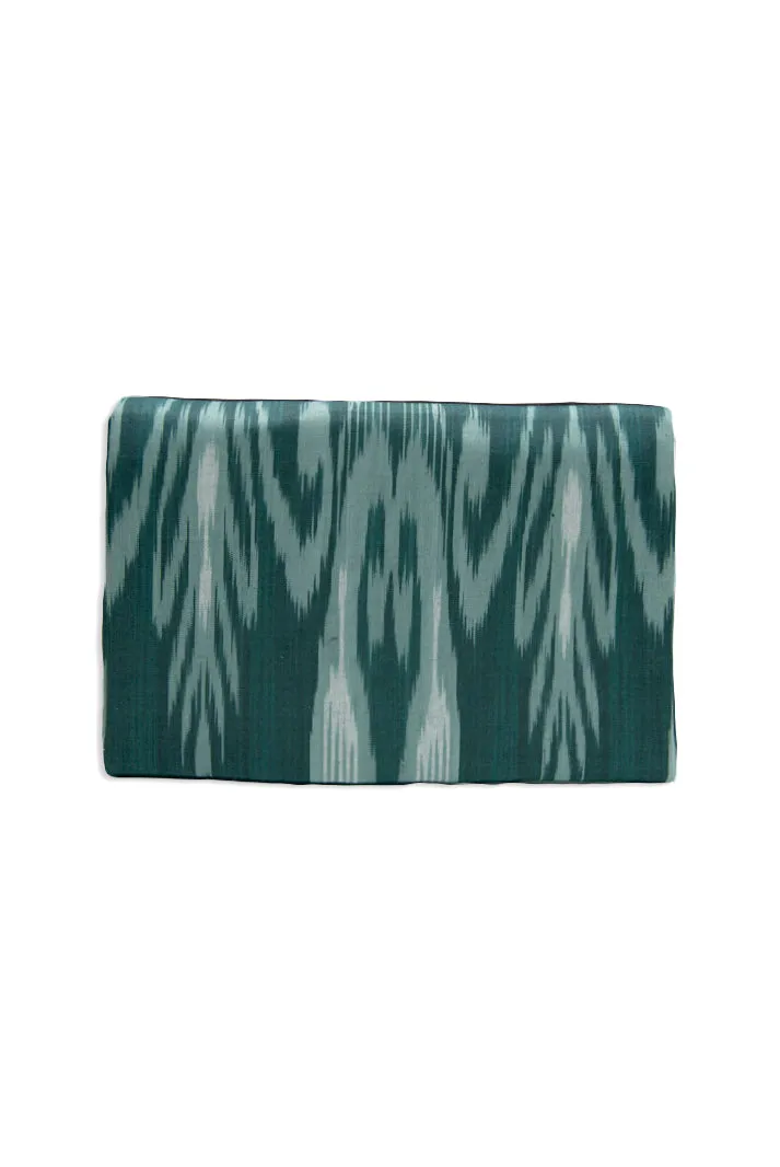Suzani Embroidered Ikat Clutch