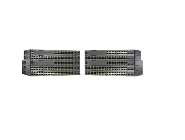 Switch Cisco Catalyst 2960 De 48 Puertos Ge Po E Color Negro