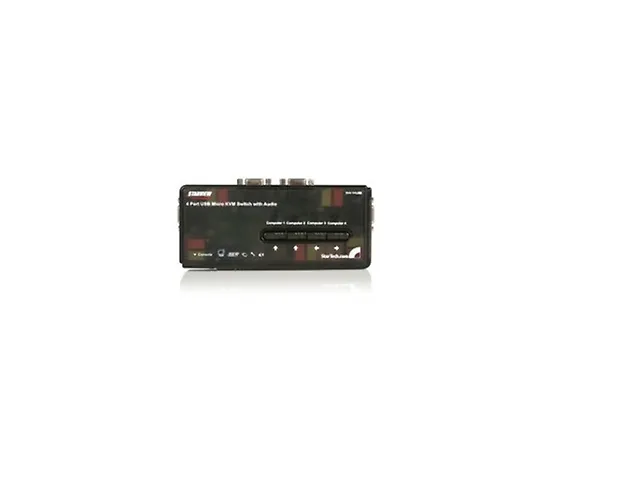 Switch Kvm 4 Puertos Video Vga Usb 2.0 Con Cables Y Audio 4 Ordenadores 20