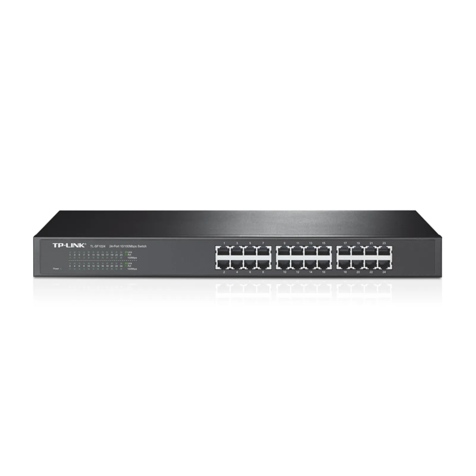 Switch para bastidor con 24 puertos a 10/100 Mbps