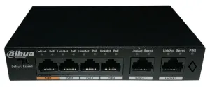 Switch Po E 4 Puertos 60 W Dahua Pfs3006 P60