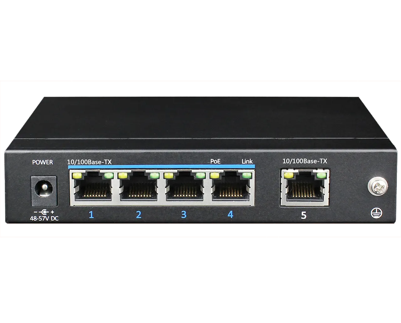 Switch Poe Plus Utepo Utp1 Sw0401 Tp60 4 Ptos 30w Por Puerto