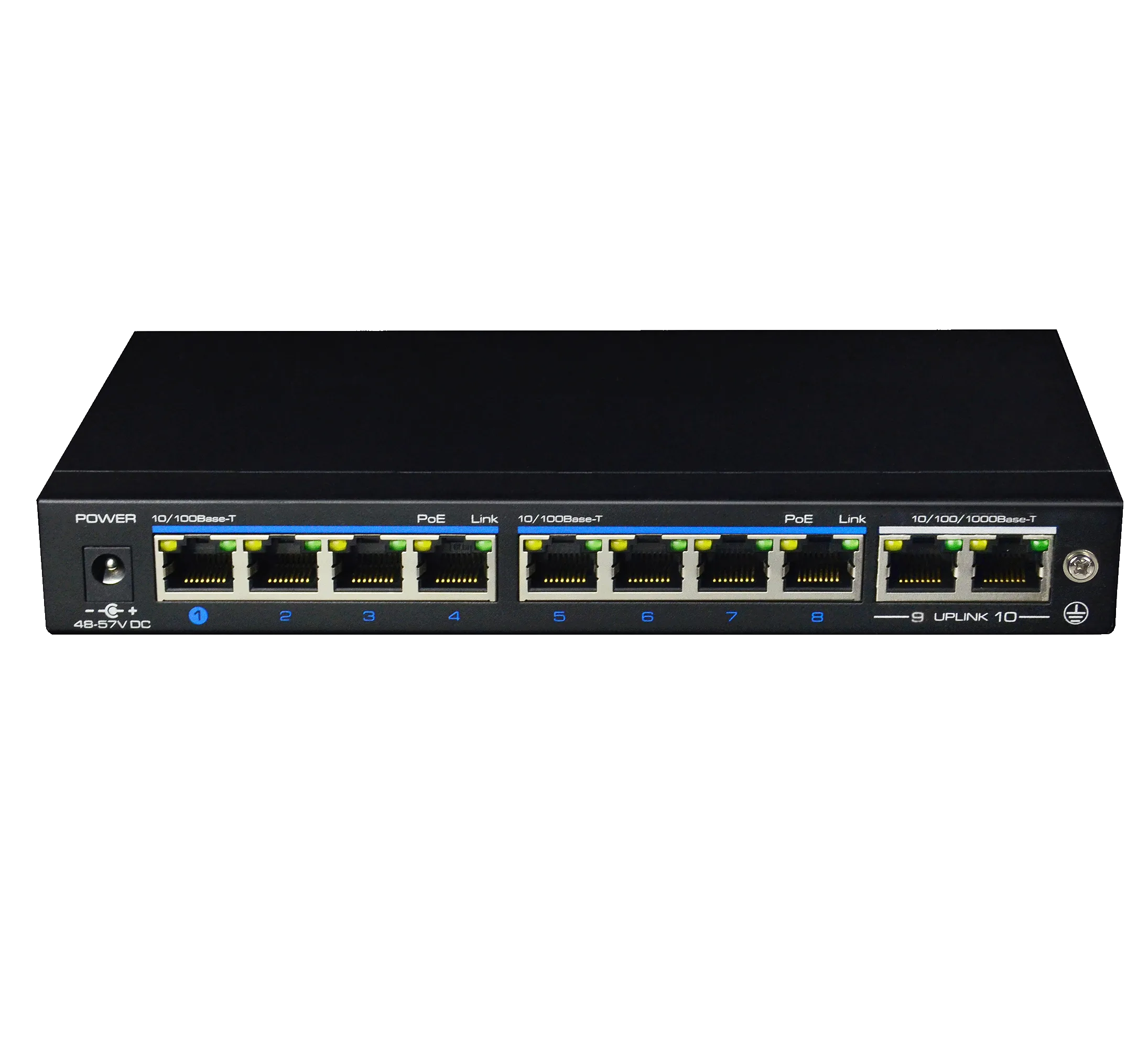Switch Poe Utepo Utp3 Sw08 Tp120 A1 8ptos Af At Modo Cctv