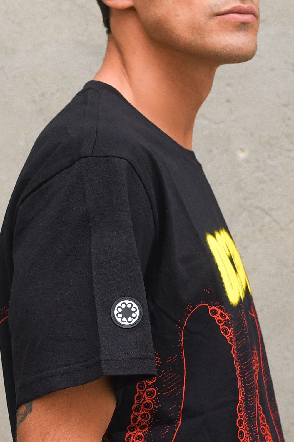 T-shirt Blurred Tee - Black
