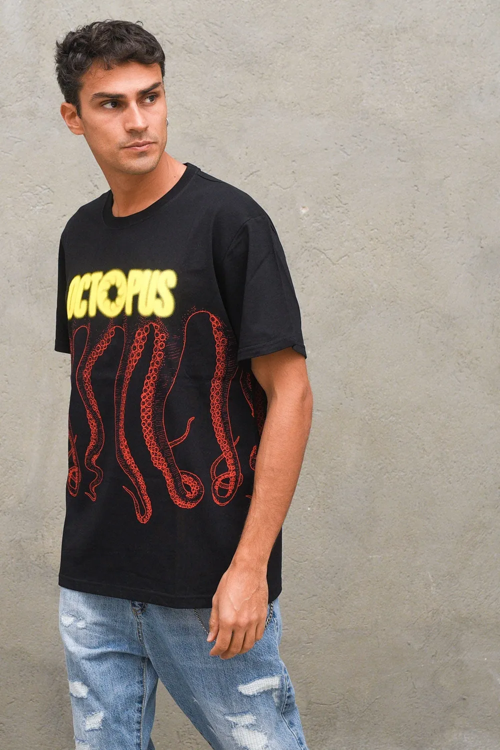 T-shirt Blurred Tee - Black