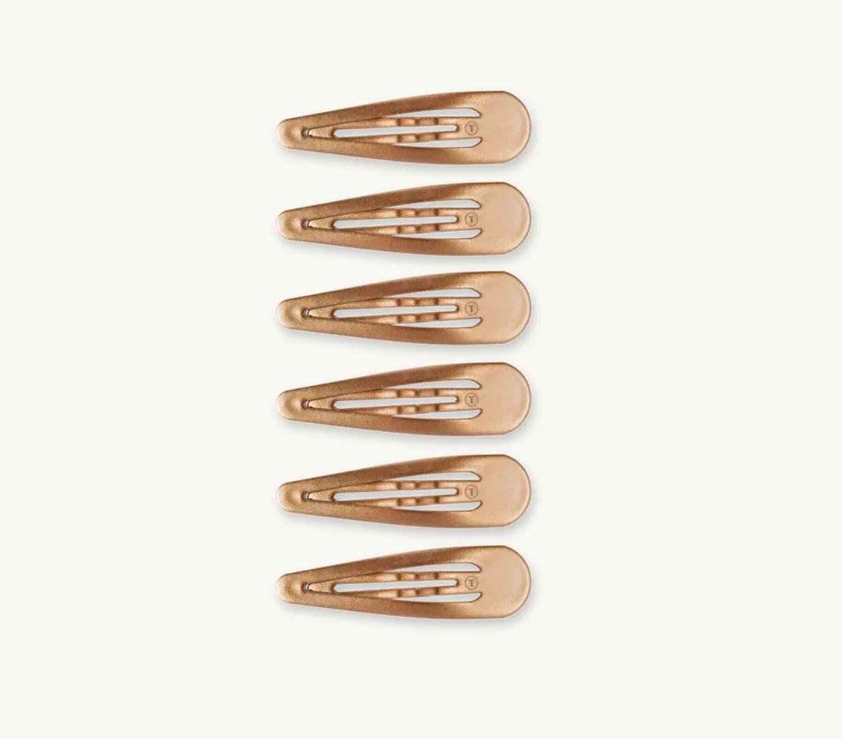 Teleties Bronze Snap Clips