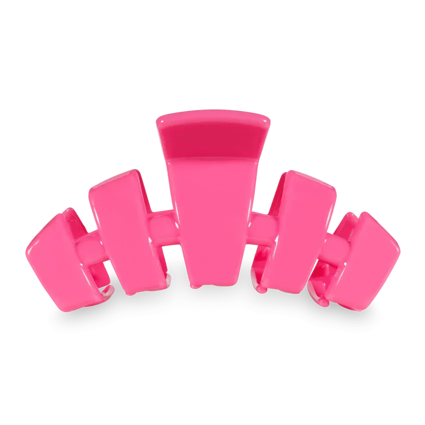 TELETIES | Classic Large Hair Clip {Paradise Pink}