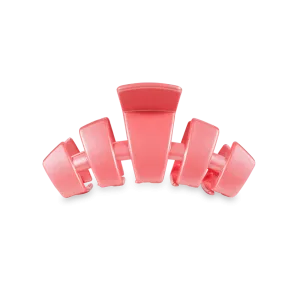 TELETIES | Classic Small Hair Clip {Calming Coral}