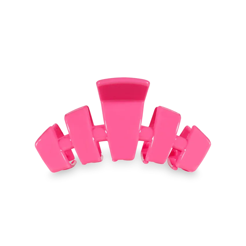 TELETIES | Classic Small Hair Clip {Paradise Pink}