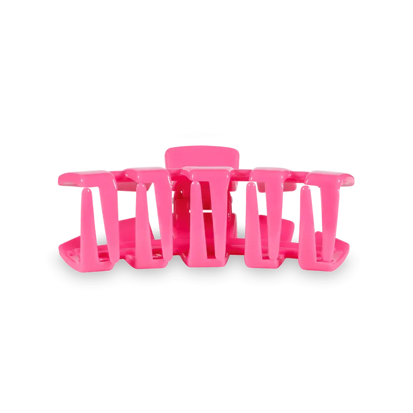TELETIES | Classic Small Hair Clip {Paradise Pink}