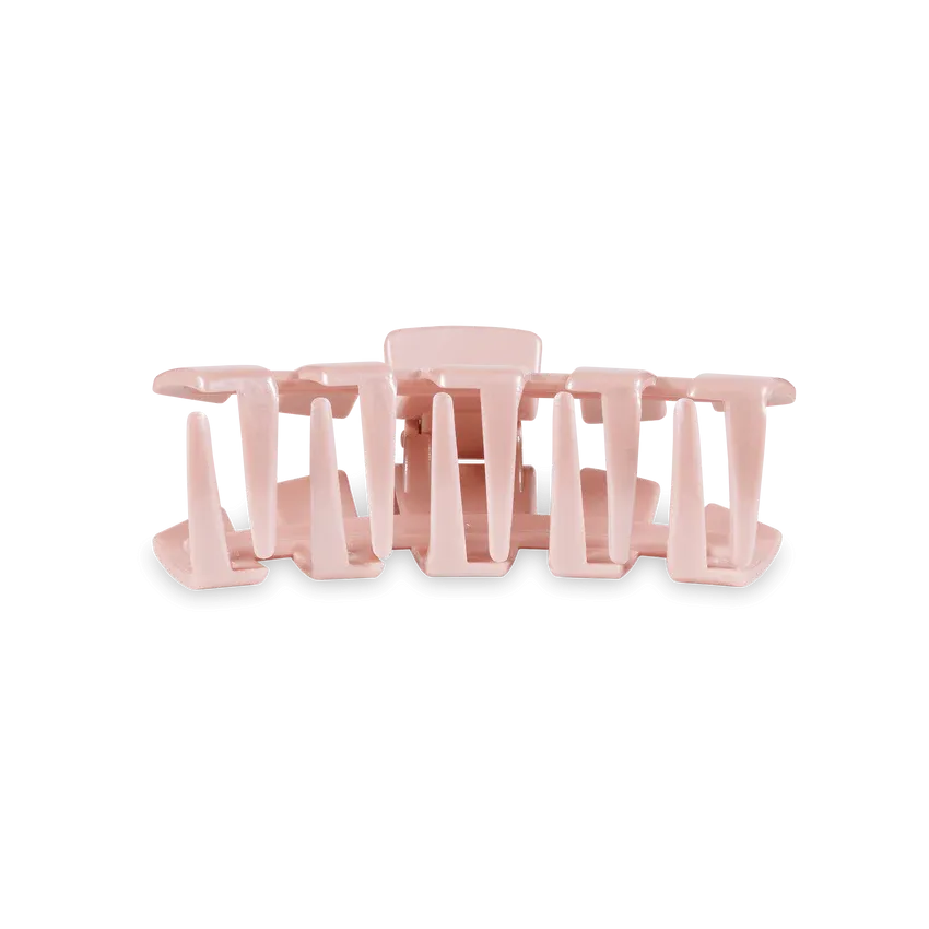 TELETIES | Classic Small Hair Clip {Pearly Pink}