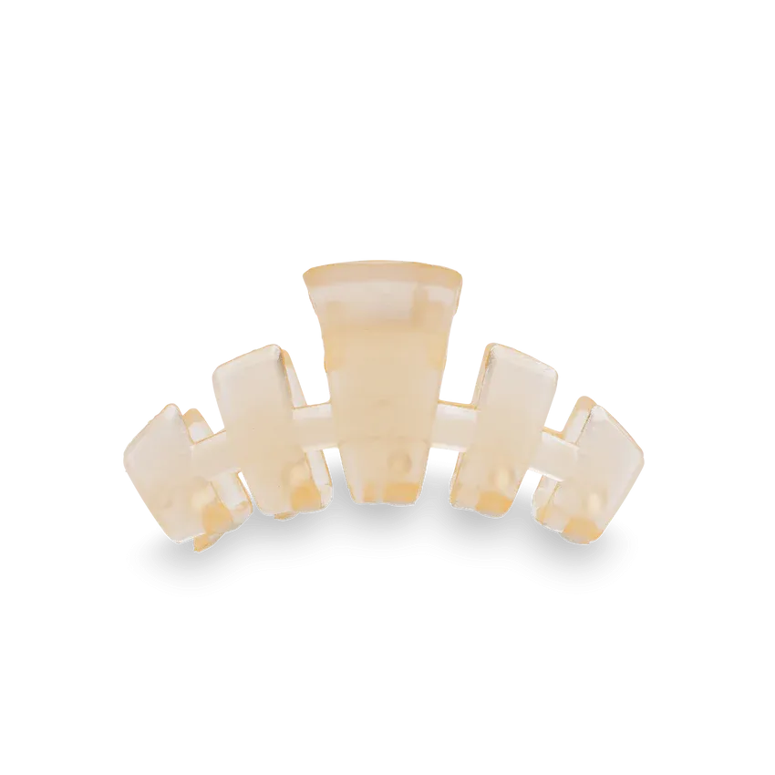 TELETIES | Classic Tiny Hair Clip {Almond Beige}
