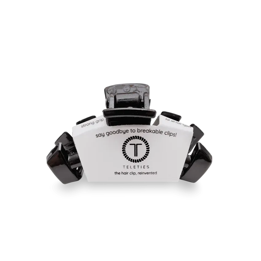 TELETIES | Classic Tiny Hair Clip {Black}