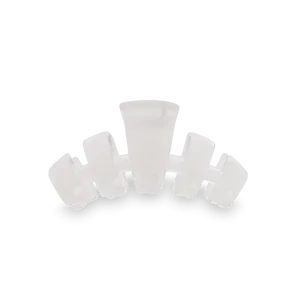 TELETIES | Classic Tiny Hair Clip {Coconut White}