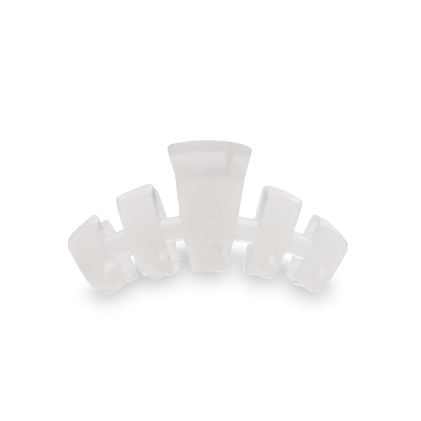 TELETIES | Classic Tiny Hair Clip {Coconut White}