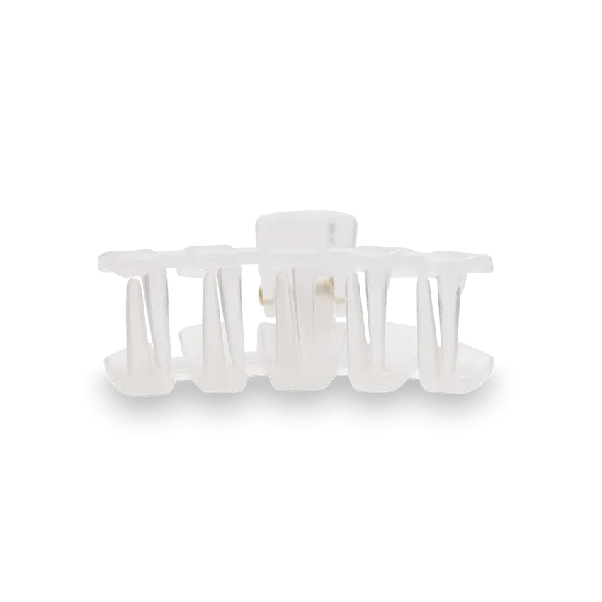 TELETIES | Classic Tiny Hair Clip {Coconut White}