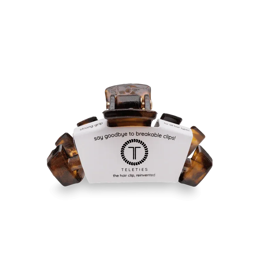 TELETIES | Classic Tiny Hair Clip {Tortoise}