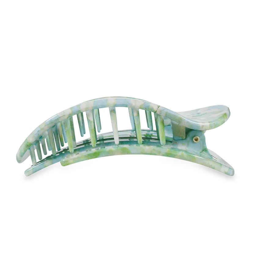 TELETIES | Large Flat Round Hair Clip {Elephant Falls}