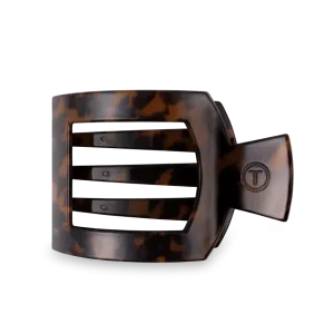 Teleties | Large Flat Square Clip {Tortoise}