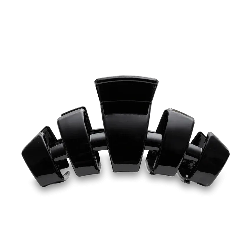 TELETIES | Large Hair Clip {Jet Black}