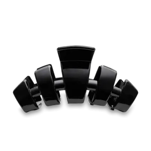 TELETIES | Large Hair Clip {Jet Black}