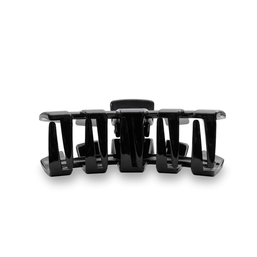 TELETIES | Large Hair Clip {Jet Black}