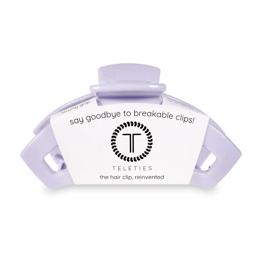 TELETIES | Large Open Hair Clip {Lilac You}