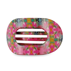 TELETIES | Medium Flat Round Hair Clip {Fuchsia Dream}