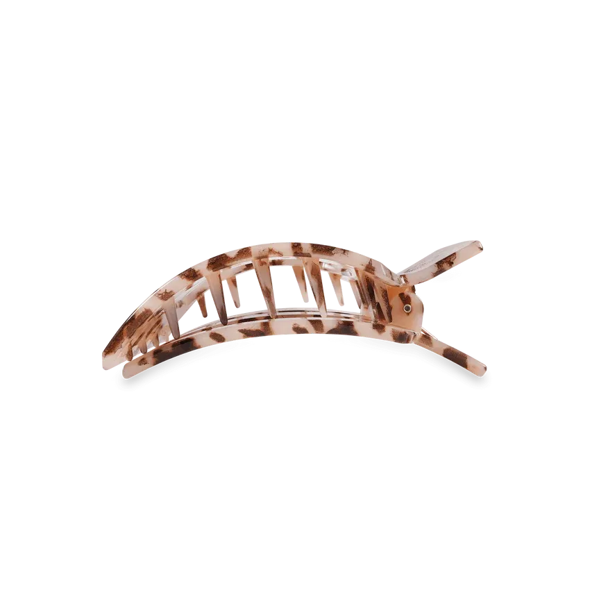 Teleties | Medium Flat Square Clip {Blonde Tortoise}