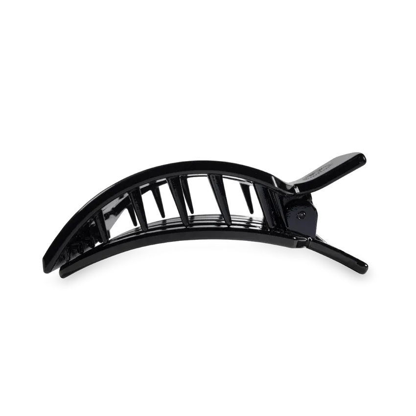 Teleties | Medium Flat Square Clip {Jet Black}
