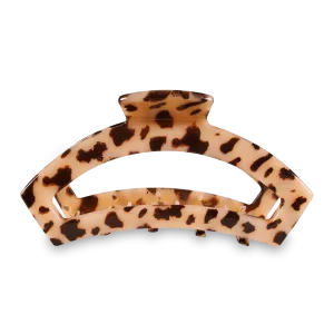 TELETIES - Open Blonde Tortoise Large Hair Clip