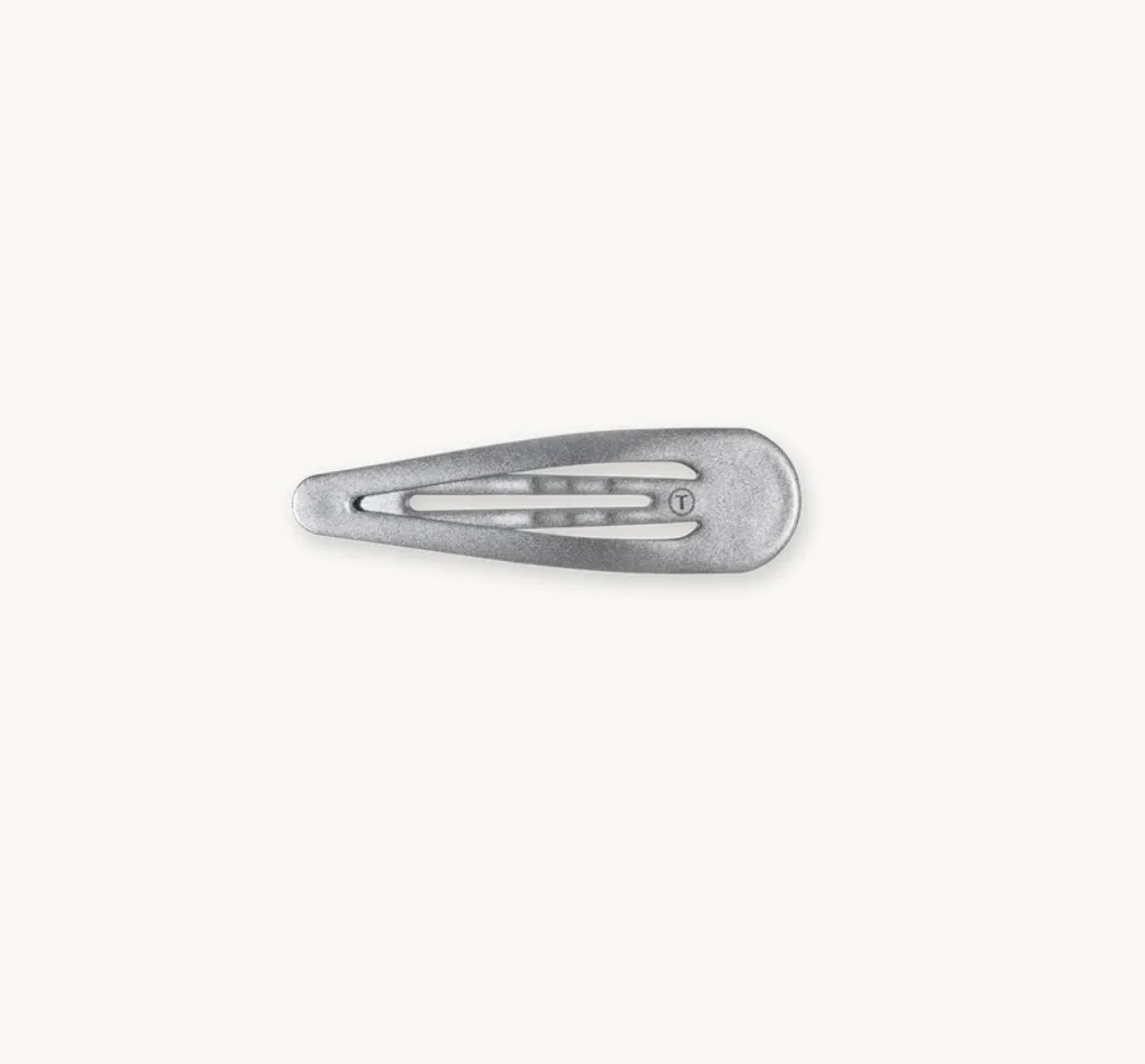 Teleties Silver Snap Clips