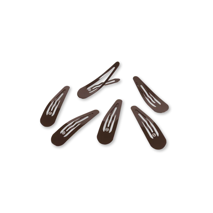 Teleties Snap Clip Set - Brown (Ships in 1-2 Weeks)